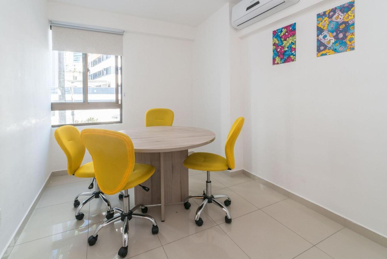 Excelente Flat Em Setubal Boa Viagem Ate 3 Pessoas Cercado Por Restaurantes E Supermercados Pm805 Recife Luaran gambar