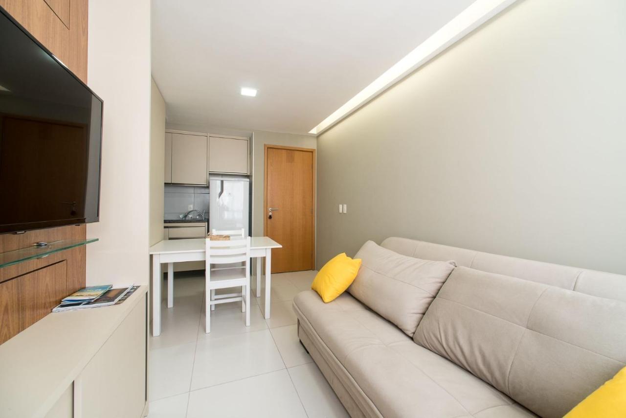 Excelente Flat Em Setubal Boa Viagem Ate 3 Pessoas Cercado Por Restaurantes E Supermercados Pm805 Recife Luaran gambar
